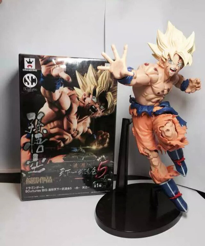 Dragon Ball Z Super Saiyan Son Goku & Bardock Figure 25cm – Music