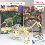 Archaeological Dinosaur Fossil Skeleton Model