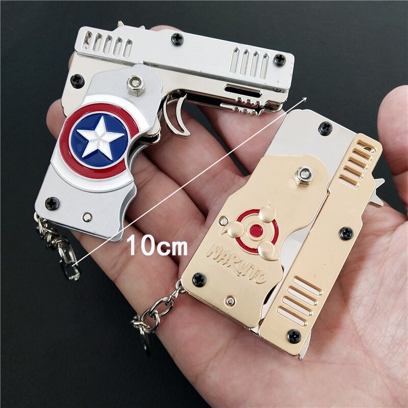 Folding Band Launcher Keychain Gun