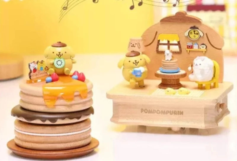 Popular Pompompurin wooden music box