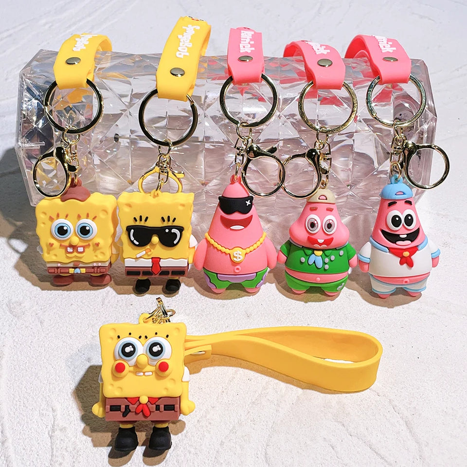 Spongebob and Patrick - Cute Keychain