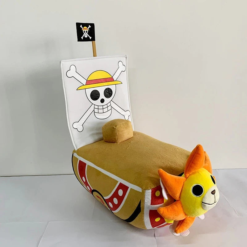 Thousand Sunny Going Merry One Piece Cartoon Anime Plush Pillow