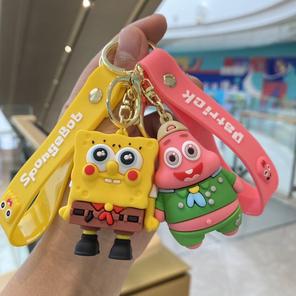 Spongebob and Patrick - Cute Keychain