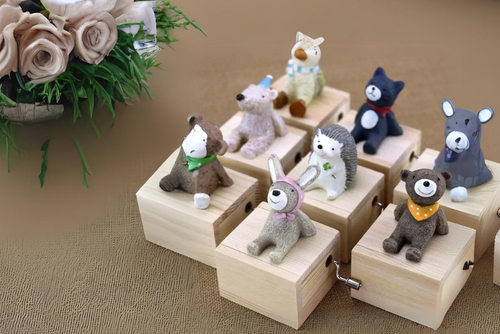 Castle in the Sky - Cute Animals Music Box