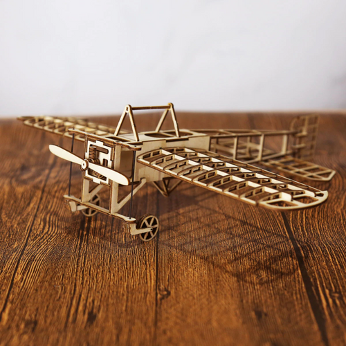 Bleriot XI DIY Model Plane Kit - 3D Wooden Puzzle Building Toy