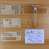 Bleriot XI DIY Model Plane Kit - 3D Wooden Puzzle Building Toy