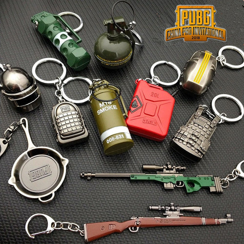 PlayerUnknown's Battlegrounds Collectible Iconic Design Keychains