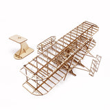 DIY Aircraft Model Building Wood Toy Kit  -Wright Brothers'  3D Wooden Assembly Toy