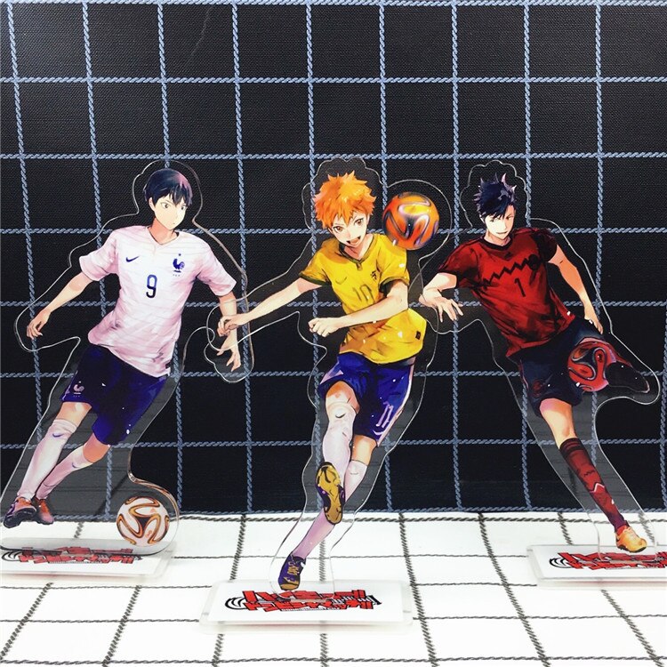 Anime Acrylic Stand Action Figure Toy Haikyuu!!! Wiki Combination Group PVC  Acrylic Desktop Stand Model Gift