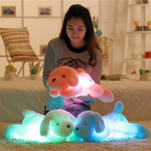 Colorful Luminous Puppy LED Light Plush Dolls