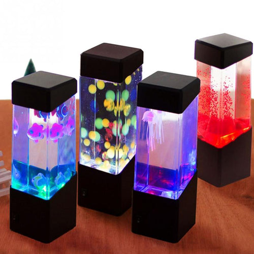 Bedside Night Light Aquarium jellyfish Lamp Home Table Decoration Lamps for Bedroom Stading room