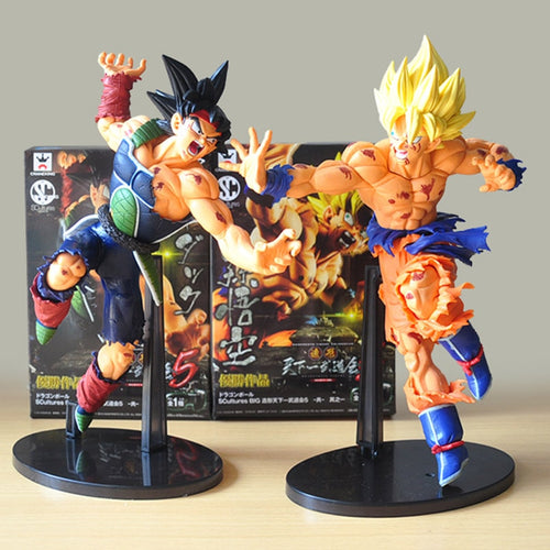 Dragon Ball Z Super Saiyan Son Goku & Bardock Figure 25cm