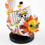 Straw Hat Pirates' Going Merry & Thousand Sunny- One Piece Collectible Mini PVC Action Figures
