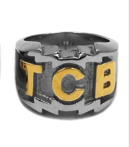 TCB Elvis Presley Biker Ring Stainless Steel Jewelry