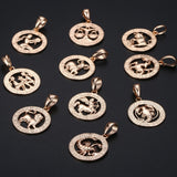 12 Zodiac Sign Constellations Pendants -  Surprise Birthday Gift Necklaces