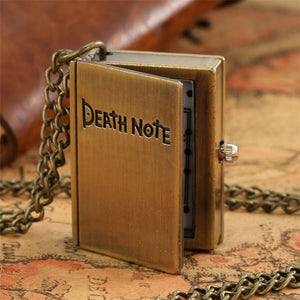 Exquisite Death Note Vintage Clock Locket Necklace