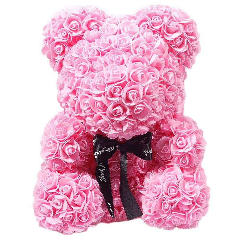 Teddy Bear Rose - Artificial Flowers Rose Bear for Women Wedding Valentines  Gift