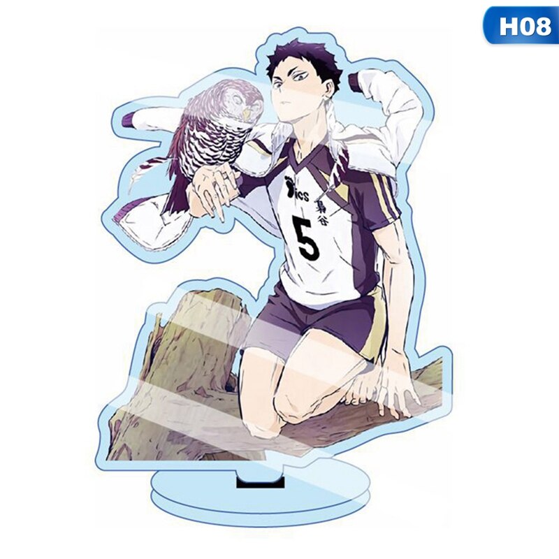 Anime Haikyuu Figures Desk Plate Acrylic Stand Model Collection (13cm)