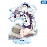 Anime Haikyuu Figures Desk Plate Acrylic Stand Model Collection (13cm)