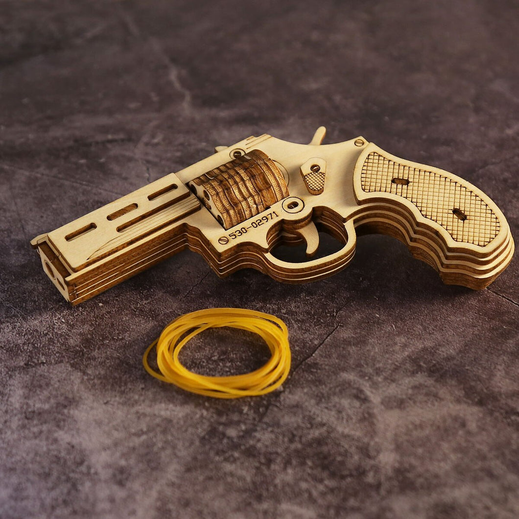 DIY Rubber Band Ammo Toy Gun