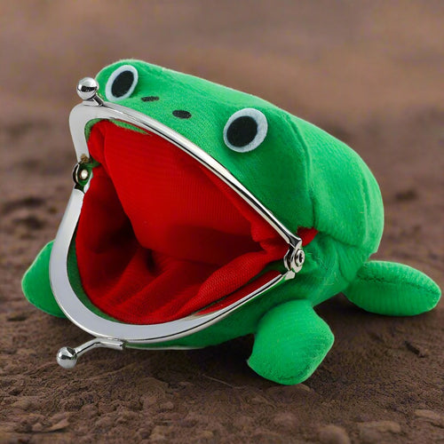 Novelty Adorable Anime Frog Wallet Coin Purse