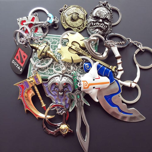 Collectible DOTA 2 Gamer Identity Key Chains