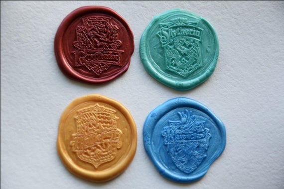Retro Harry Potter Seal Wax Stamp Round Head